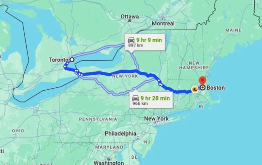 Moving from Toronto to Boston