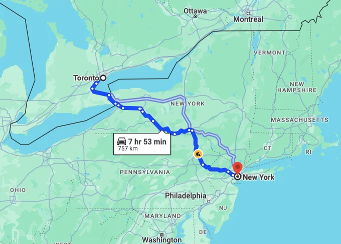 Movers from Toronto to New York | High Stream Moving