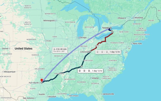 Moving from Toronto to Dallas
