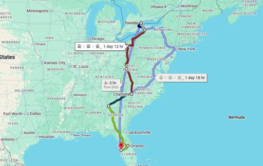 Moving from Toronto to Tampa
