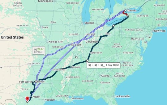 Moving from Toronto to San Antonio